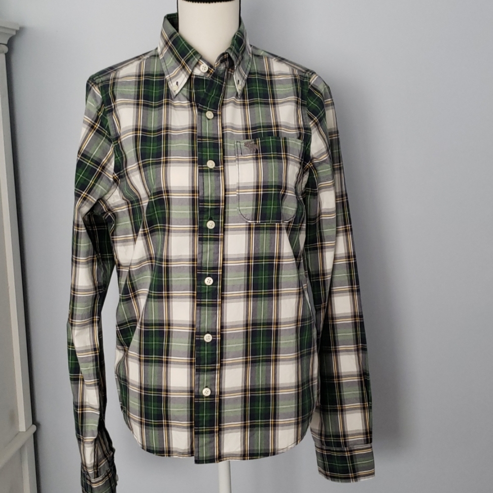 Abercrombie long sleeve cotton shirt